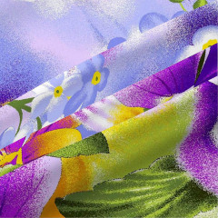 Комплект постельного белья «Фиалки» - Фото 2