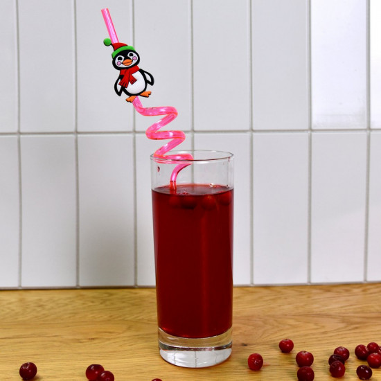 Набор трубочек для коктейля «Новогодние игрушки»