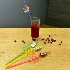 Набор трубочек для коктейля «Новогодние игрушки» - Фото 5