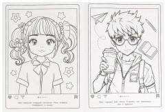 Раскраска «Аниме-портреты» - Фото 3