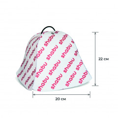 Шапка для бани Вишенки - Фото 1