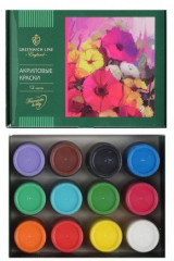 Краски акриловые (12 цветов, 20 мл) - Фото 2