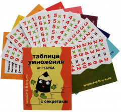 Набор карточек «Таблица умножения с секретами» - Фото 1