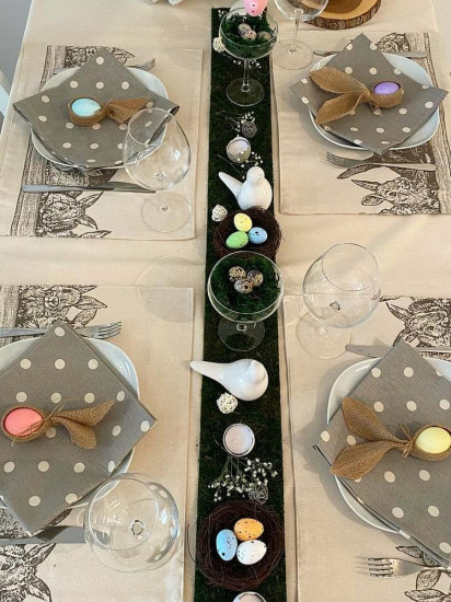 Комплект салфеток сервировочных «Горох»