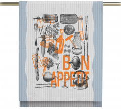 Комплект полотенец вафельных «Bon Appetit» - Фото 3