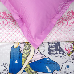 Комплект постельного белья «Розовые мечты» - Фото 7