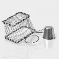 Корзинка для картофеля фри с соусником «Лонгфилд» - Фото 6