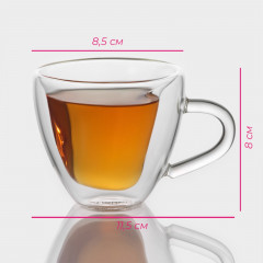 Набор кружек с двойными стенками «Сердце» - Фото 2