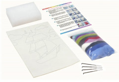 Набор для творчества «Картина валянием. Алые паруса» - Фото 2