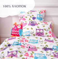 Комплект постельного белья «Funny owls» - Фото 10