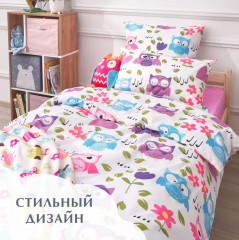 Комплект постельного белья «Funny owls» - Фото 13