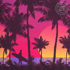 Полотенце пляжное «Южная ночь» - Фото 1