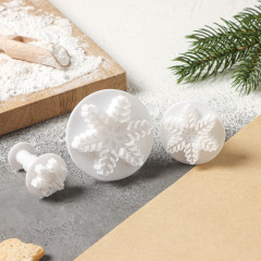 Набор плунжеров кондитерских «Снег» - Фото 1