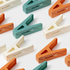 Набор прищепок бельевых с бельевой веревкой - Фото 6