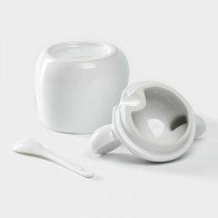 Сахарница с крышкой и ложкой «Мишка Отто» - Фото 4