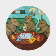 Комплект салфеток сервировочных «Капибары. Настольные игры» - Фото 1