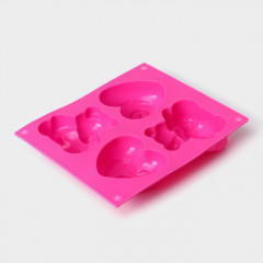 Форма для выпечки «Мишка и сердце» - Фото 3