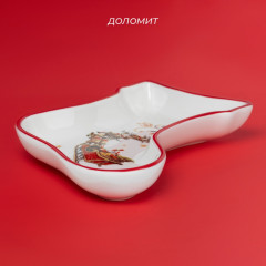 Тарелка «Сани Деда Мороза» - Фото 2