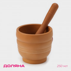 Ступка с пестиком «Кирпичный камень» - Фото 1