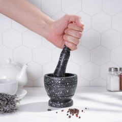 Ступка с пестиком «Чёрный камень» - Фото 9