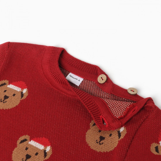 Джемпер детский Новогодние медвежата