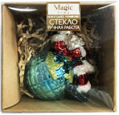 Украшение новогоднее подвесное «Санта» - Фото 1