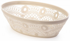 Сухарница «Кружево», слоновая кость/коричневый - Фото 1