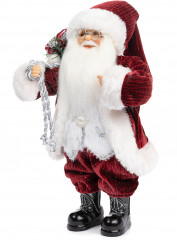 Фигурка «Дед Мороз в красной шубе c хворостом» - Фото 1