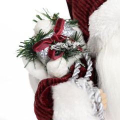 Фигурка «Дед Мороз в красной шубе c хворостом» - Фото 2