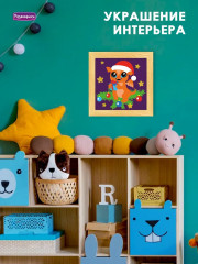 Фреска из цветного песка «Новогодний дракончик» - Фото 3