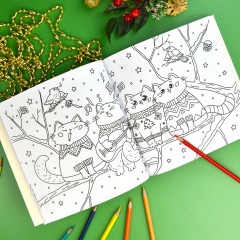 Раскраска с котиками - Фото 2