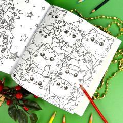 Раскраска с котиками - Фото 3