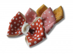 Набор бантов для волос ручной работы - Фото 3