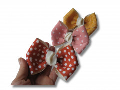 Набор бантов для волос ручной работы - Фото 5