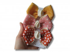 Набор бантов для волос ручной работы - Фото 7