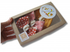 Набор бантов для волос ручной работы - Фото 10