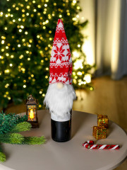 Украшение на бутылку «Праздничный гномик» - Фото 5