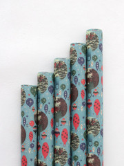 Набор упаковочной бумаги новогодней - Фото 3