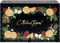 Коробка-книга «Еловые ветви и шишки» - Фото 1