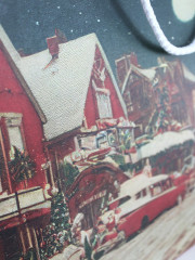 Пакет подарочный новогодний с ручками - Фото 3