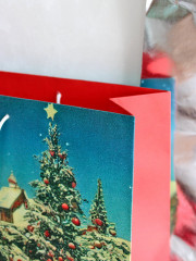Пакет подарочный новогодний с ручками - Фото 2