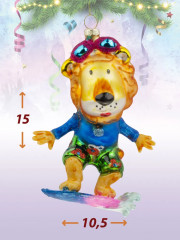 Украшение ёлочное «Лев» - Фото 1