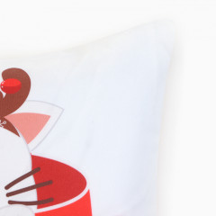 Чехол на подушку «Новогодняя чашка» - Фото 1