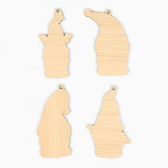 Набор ёлочных игрушек Гномики - Фото 3