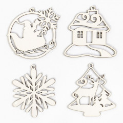 Набор ёлочных игрушек - Фото 1