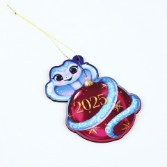 Ёлочная игрушка новогодняя «2025» - Фото 2