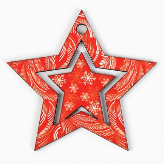 Ёлочная игрушка новогодняя «Звёздочка»