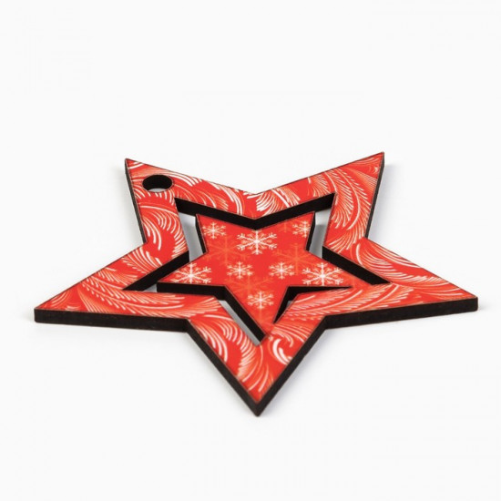 Ёлочная игрушка новогодняя «Звёздочка»