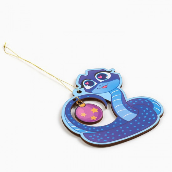 Ёлочная игрушка новогодняя «Змейка»