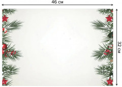 Набор салфеток сервировочных «Двухстороннее рождественское оформление» - Фото 2